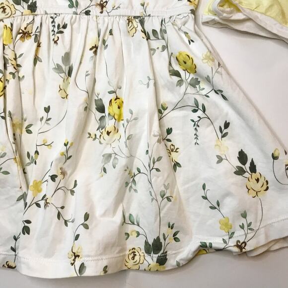 Omi Jo Well Dressed Wolf Yellow Floral Billow Dress & Shorts 2Y - Picture 4 of 6